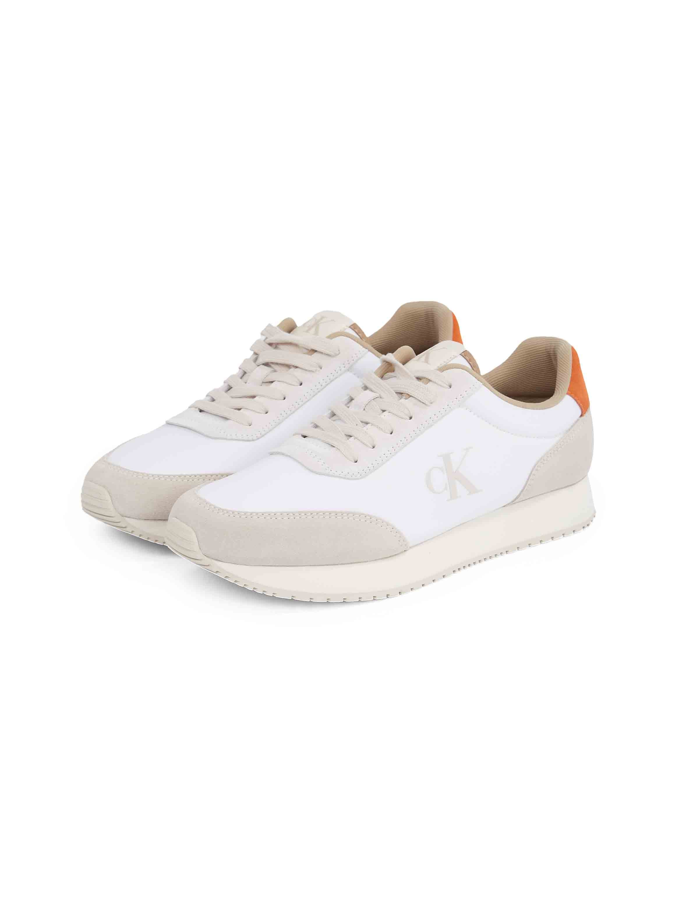 White/Orange