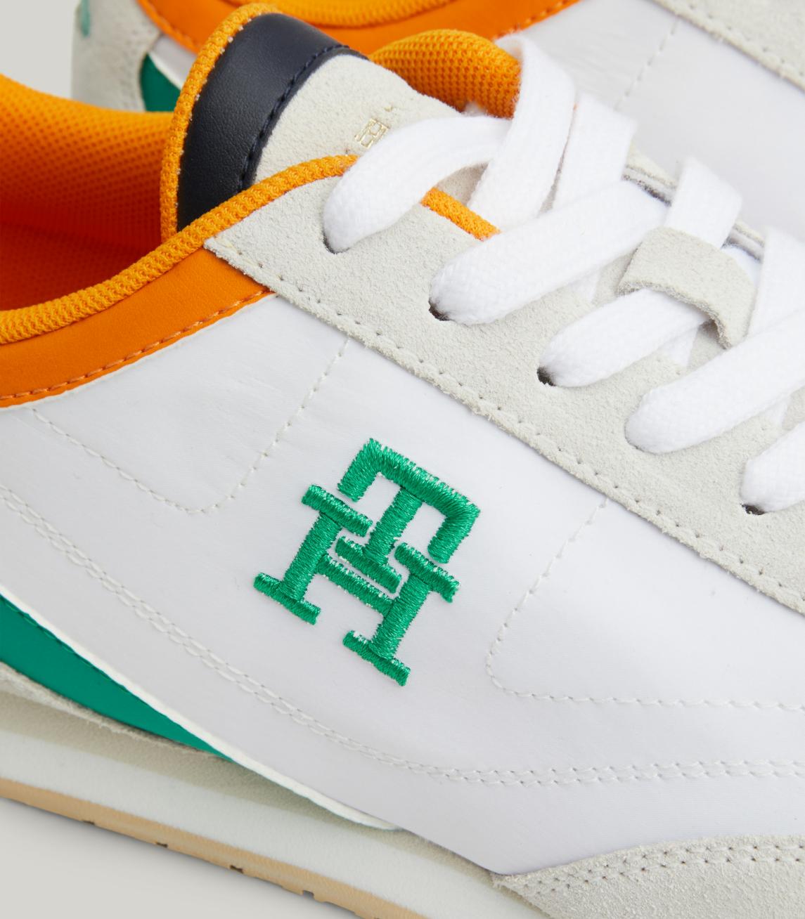 white /green