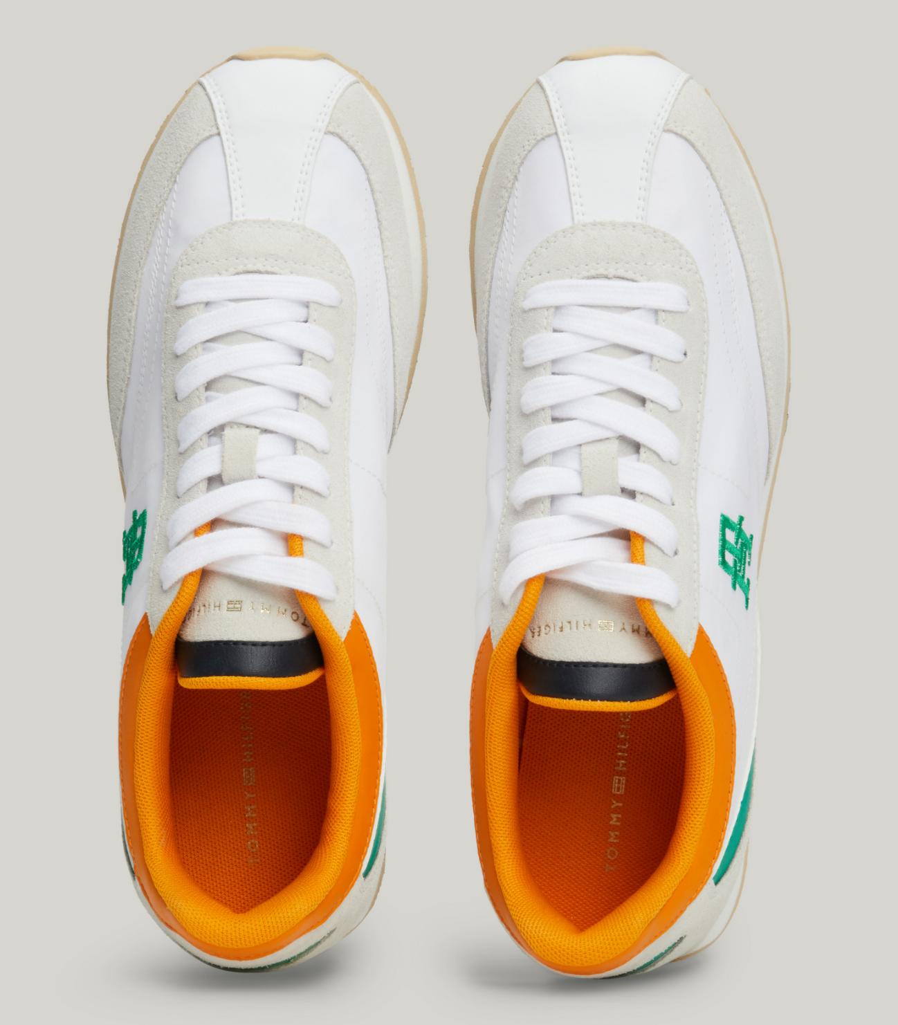 white /green